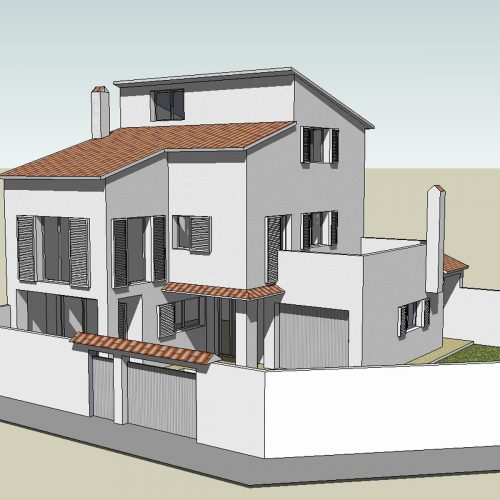 Single family detached house expansion in Carrer de Sitges Sant Pere de Ribes